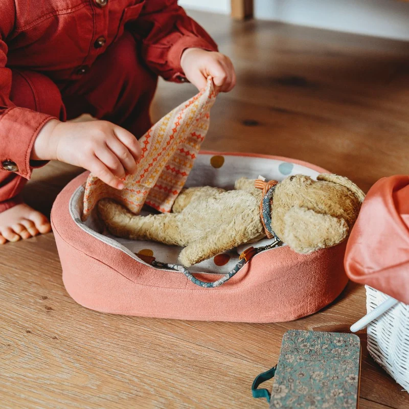 Panier Douillet, Medium - Corail