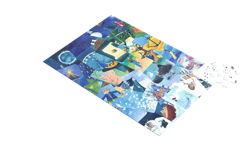 Puzzle Dixit Blue Mishmash - 1000 p.