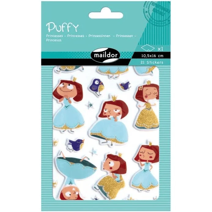 Autocollants Princesses Gonflées