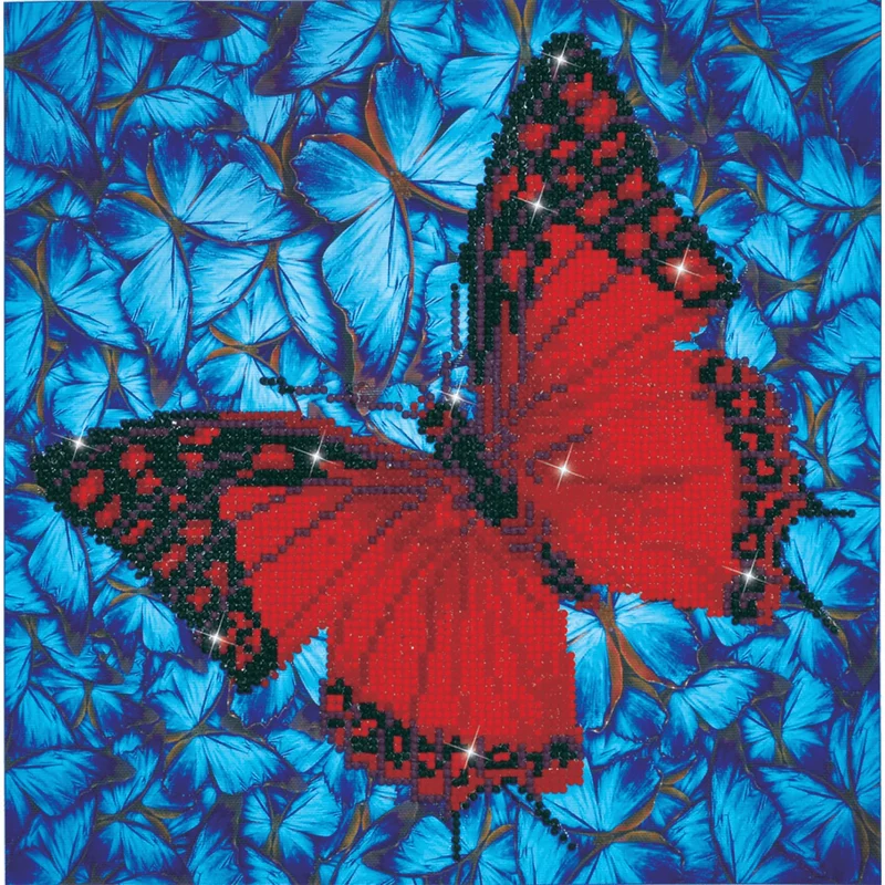 Flutterby Rouge 38x38