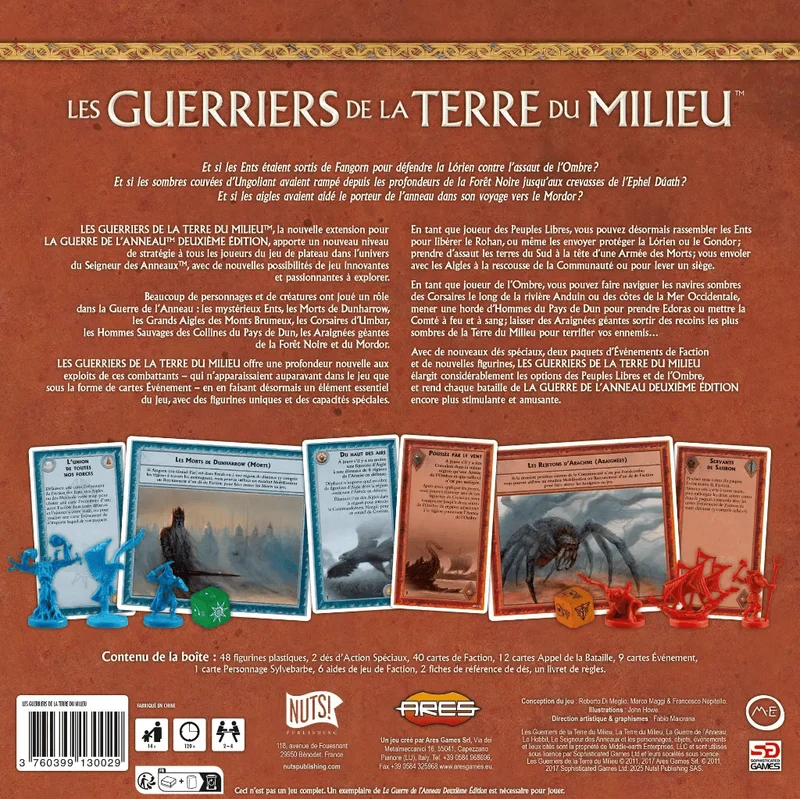 La Guerre de l'Anneau : Ext. Guerriers de la Terre du Milieu (FR)