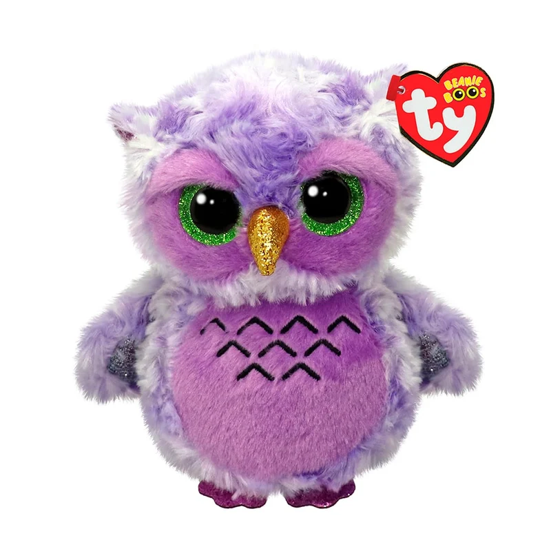TY Beanies Boos Owlivia le hibou mauve