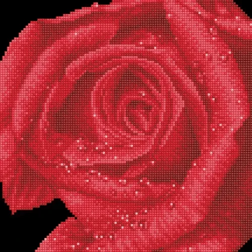 Rosée Rose 38,5x38,5 Diamond Dotz
