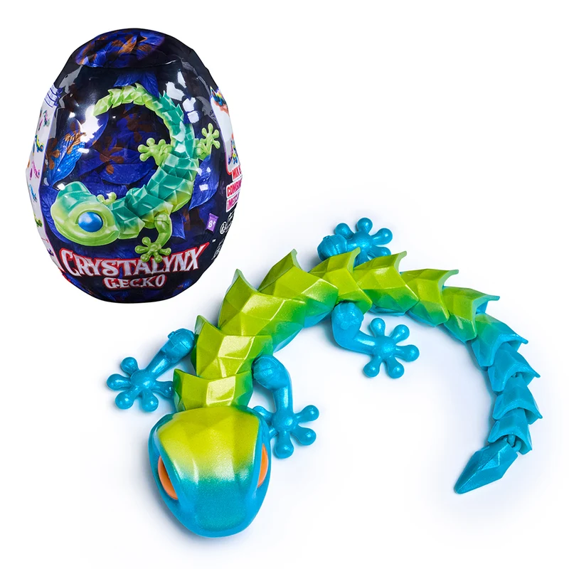 CrystaLynx - Gecko à collectionner de 24,5 cm