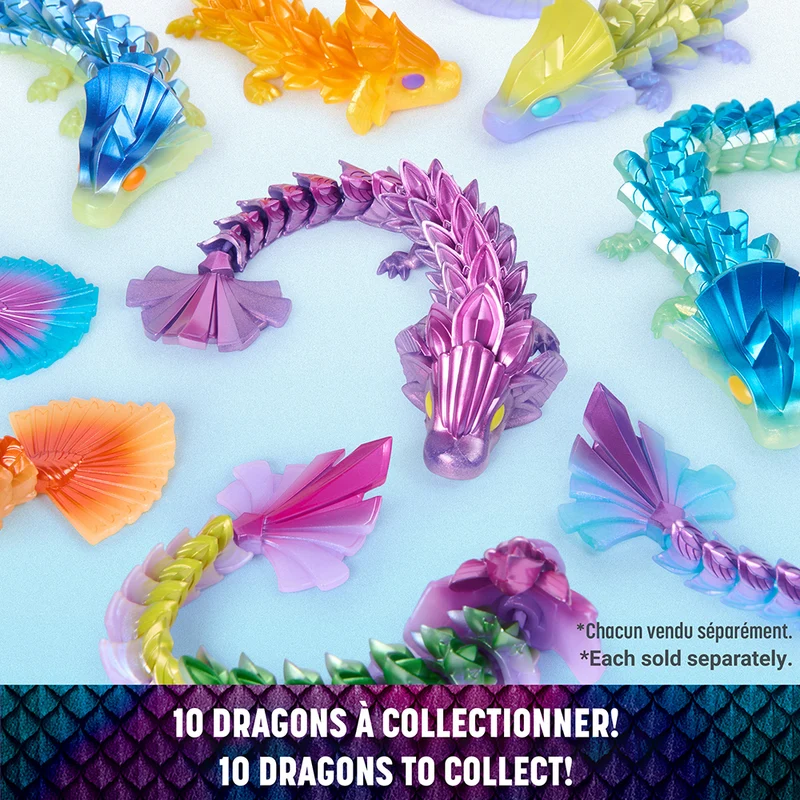 CrystaLynx - Dragon à collectionner de 22,8 cm