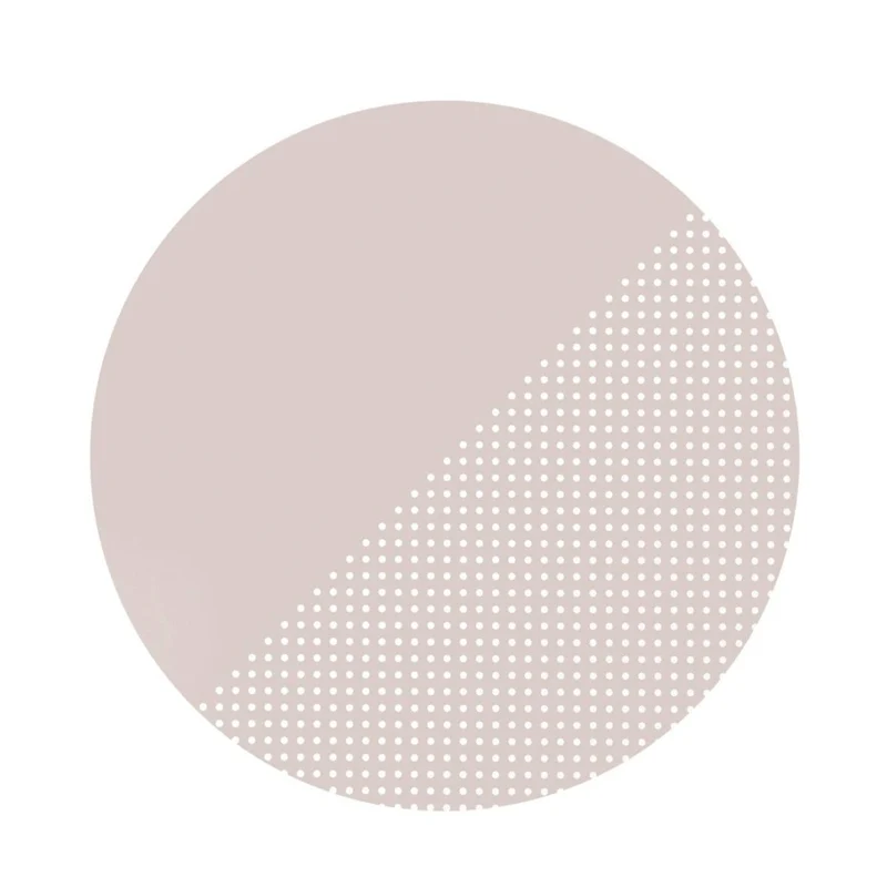 Tapis Protège Sol Rond SPLAT MAT | Spotted - Clay