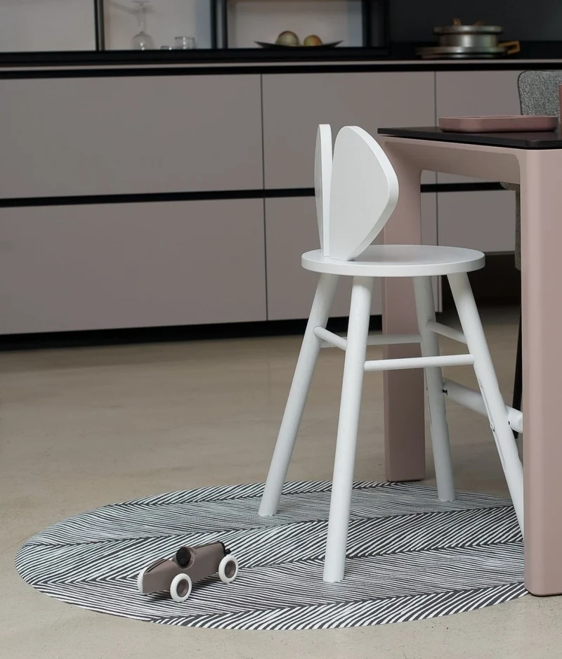 Tapis Protège Sol Rond SPLAT MAT | Sandy Lines - Anchor