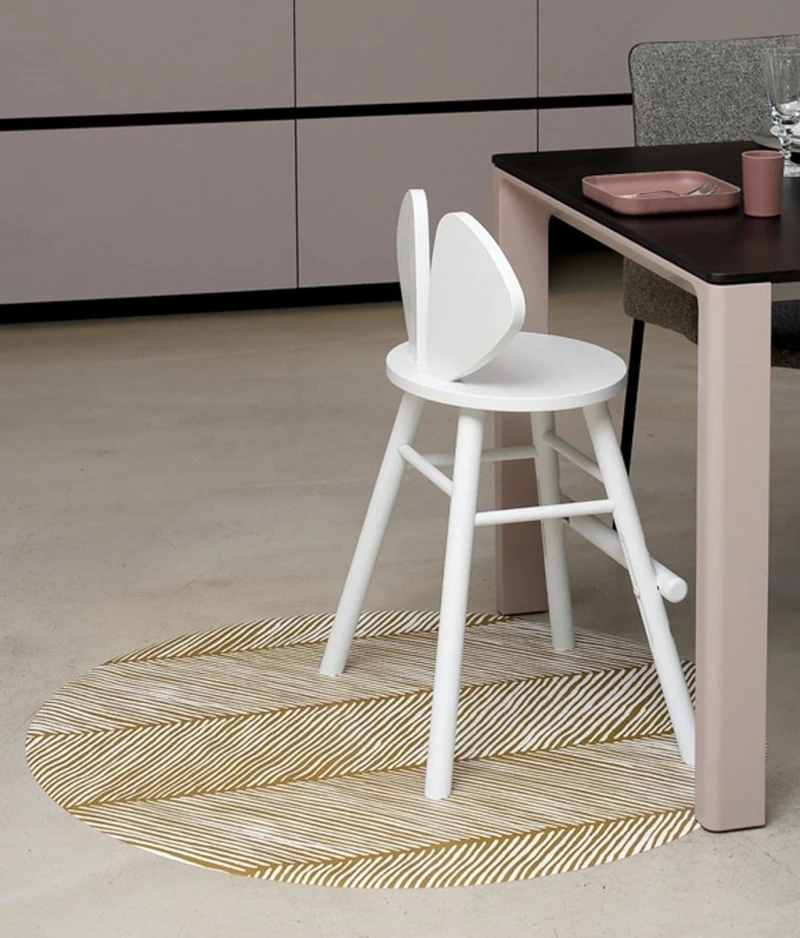 Tapis Protège Sol Rond SPLAT MAT | Sandy Lines - Sand Castle
