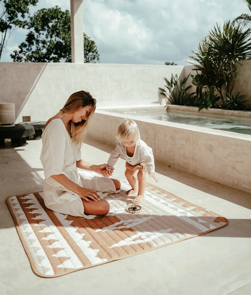 Tapis de de Jeu Bébé | Camel