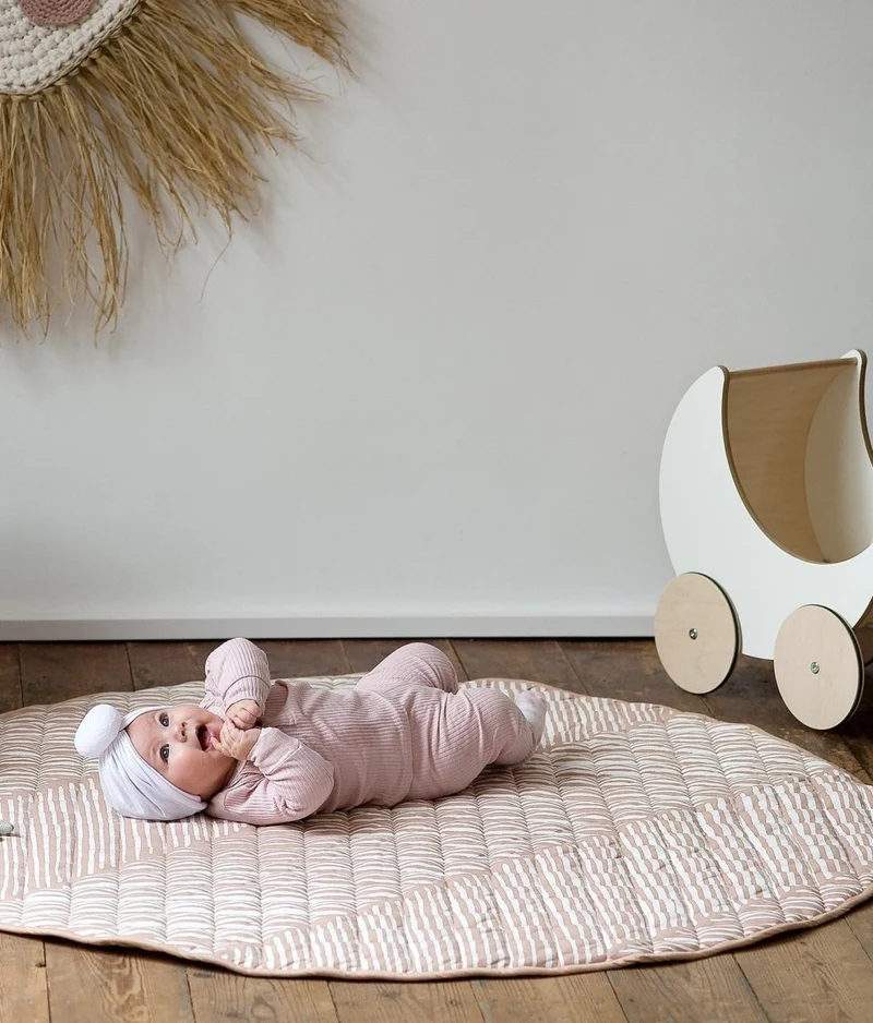 Tapis de de Jeu Bébé Réversible Luxe | Sea Shell