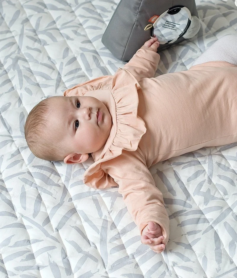 Tapis de de Jeu Bébé Réversible Luxe | Stone
