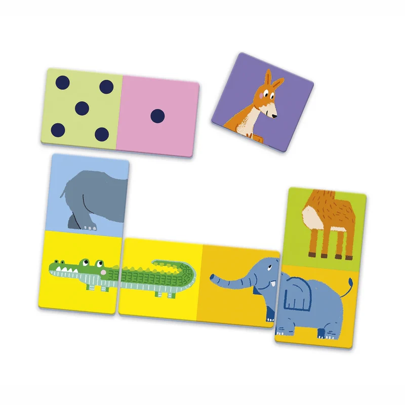 Education - Dominos Chiffres et Animaux (FR)