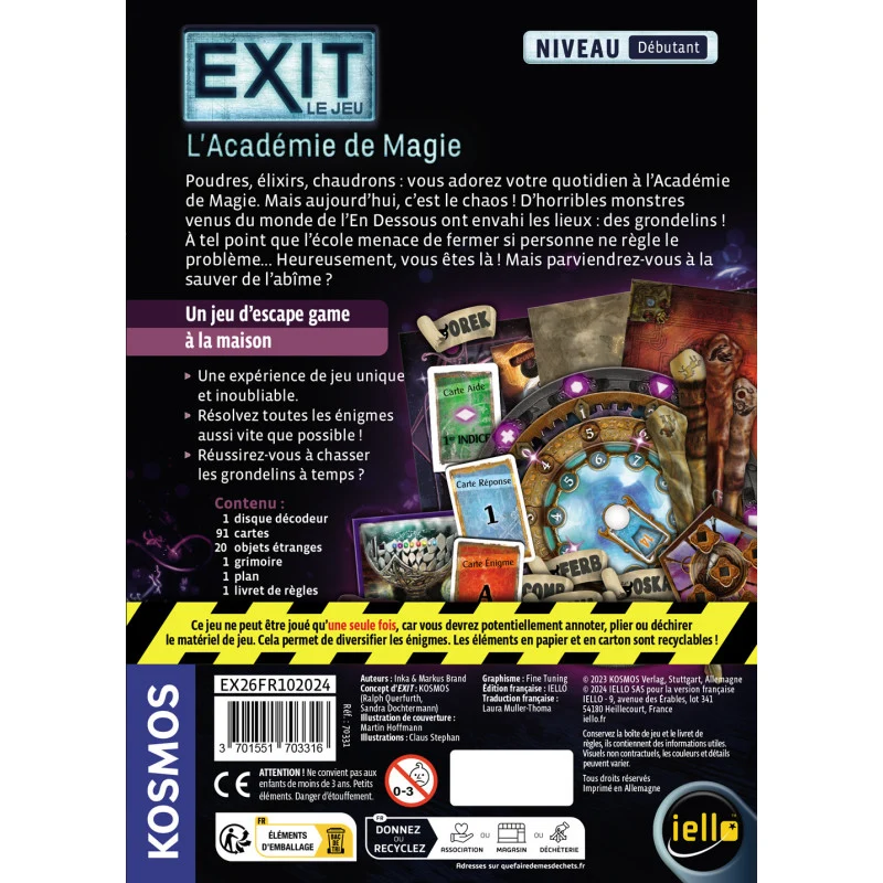 EXIT : l'académie de magie