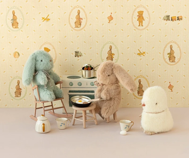 Peluche Lapin Bunny, Mini - Crème Pêche