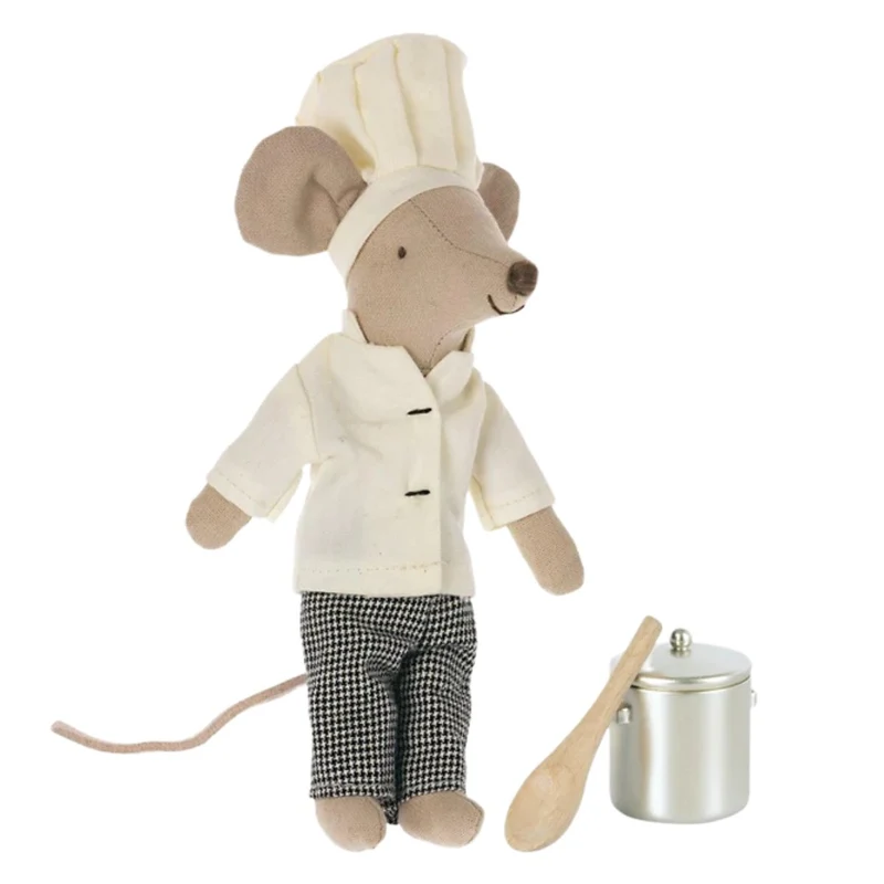 Souris Chef Avec Ses Utensils Maileg