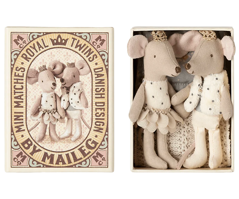 Souris Jumeaux Royaux, Petits Sœur & Frère