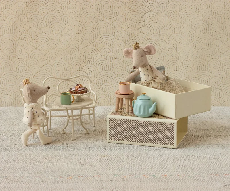 Souris Jumeaux Royaux, Petits Sœur & Frère