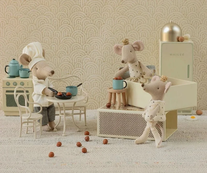 Souris Jumeaux Royaux, Petits Sœur & Frère