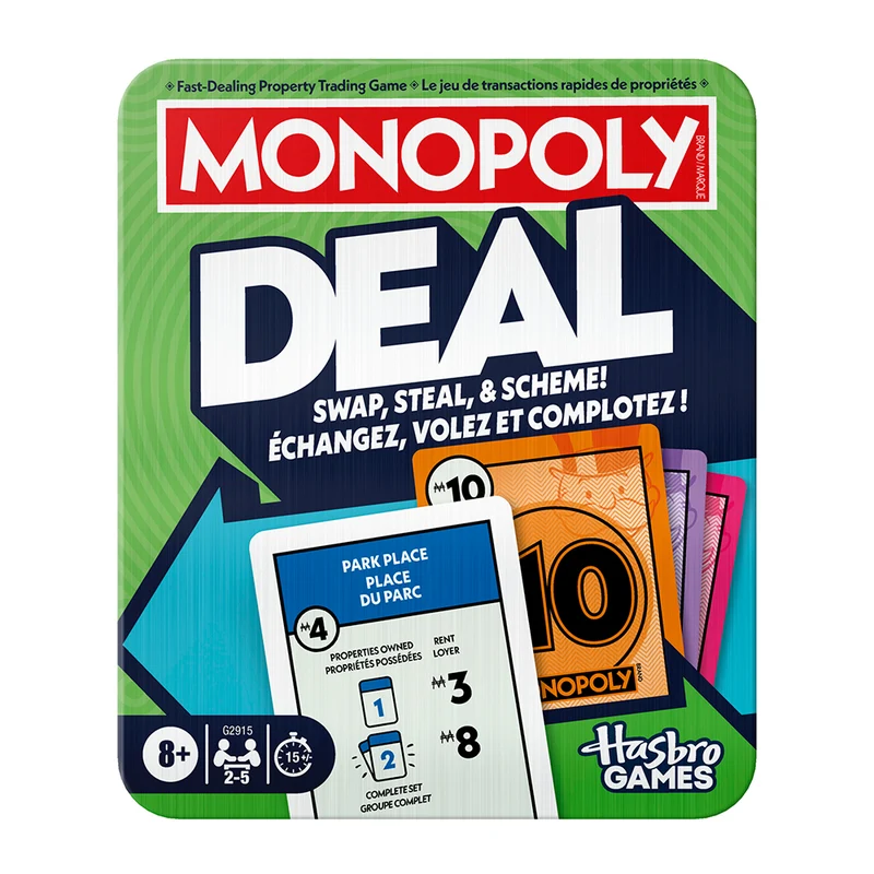 Monopoly Deal de luxe boitier de métal
