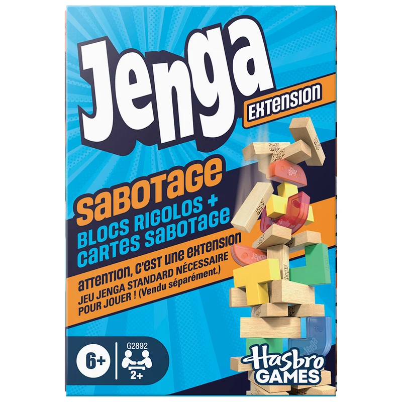 Jeu Jenga extension Downfall
