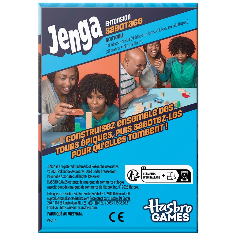 Jeu Jenga extension Downfall