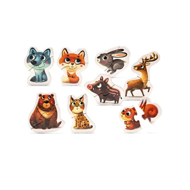 Animaux de la montagne (8x2 pcs)