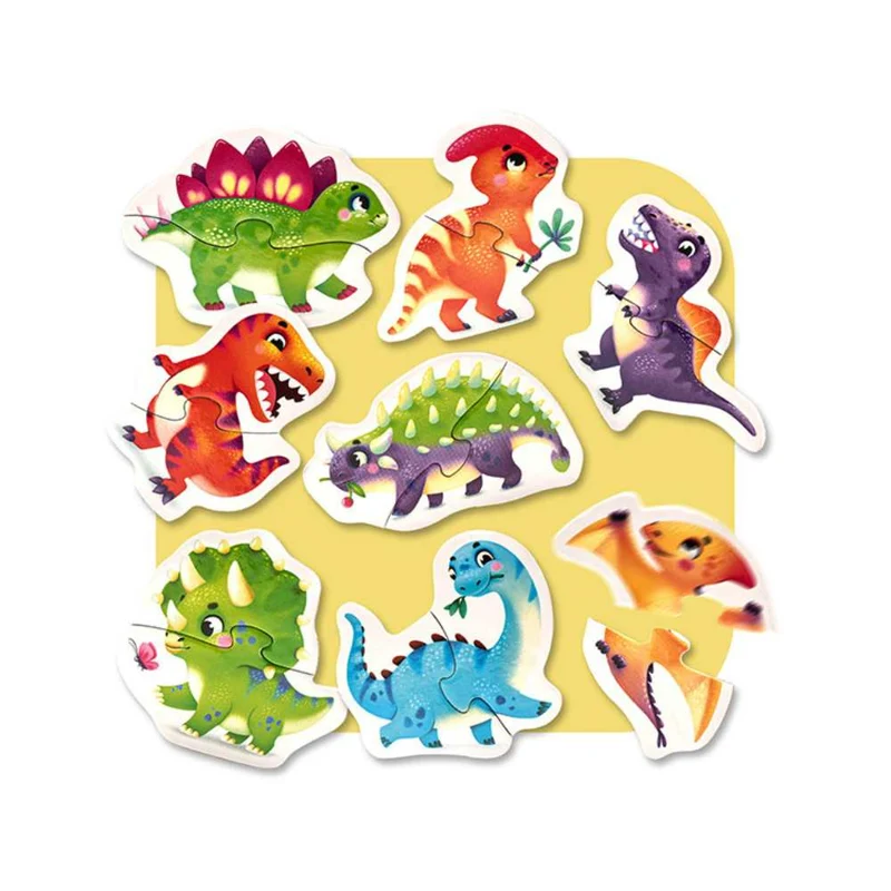 Joyeux dinosaures (8x2 pcs)