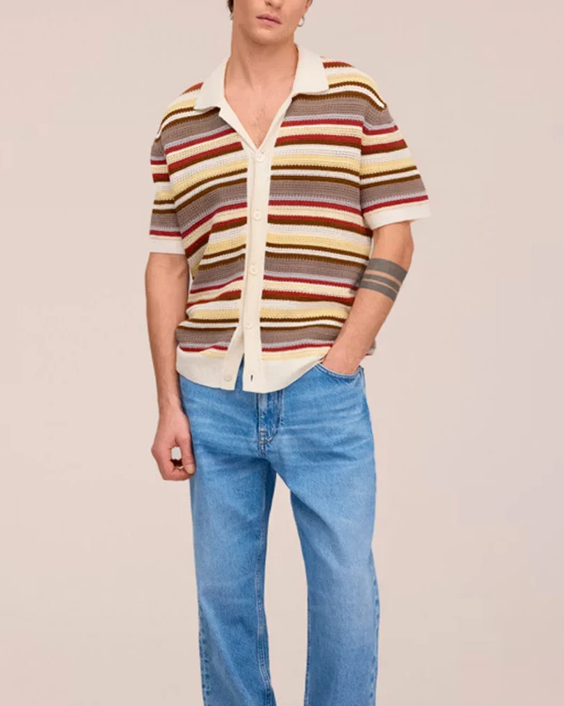 Nn07 - Cardigan Polo Lars - Ivoire