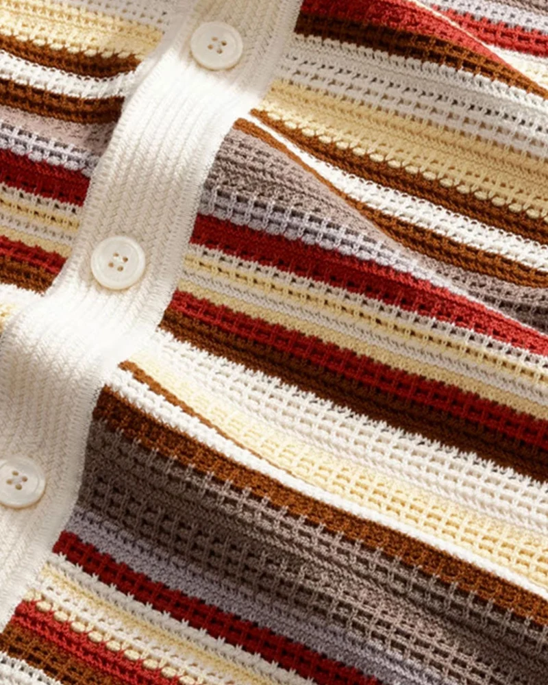 Nn07 - Cardigan Polo Lars - Ivoire