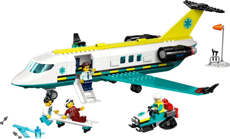 L’avion-ambulance d’urgence