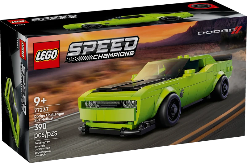 La voiture sport Dodge Challenger SRT Hellcat