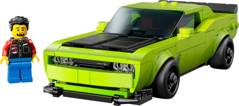 La voiture sport Dodge Challenger SRT Hellcat