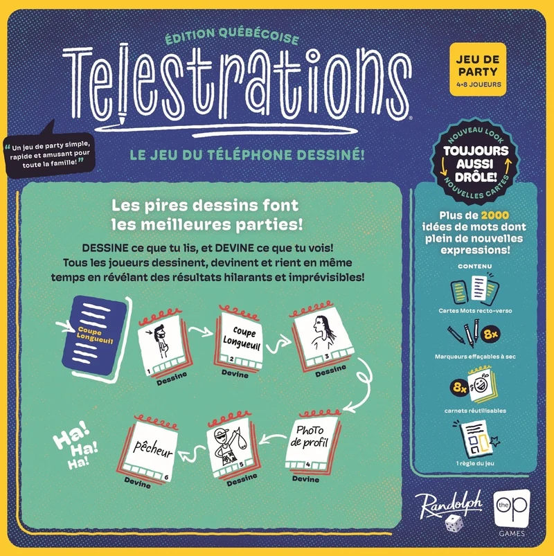 Telestrations - Éd. Québécoise, Nouvelle éd. (FR)