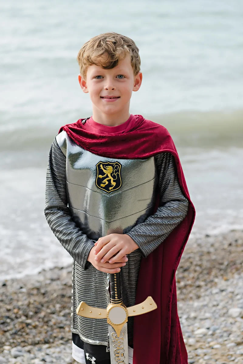 Costume de chevalier Argenté (5-6 ans)