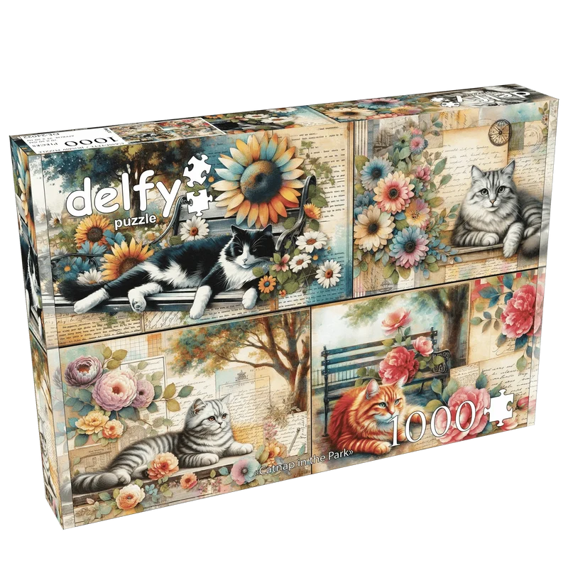 Catnap In The Park (1000 pcs)