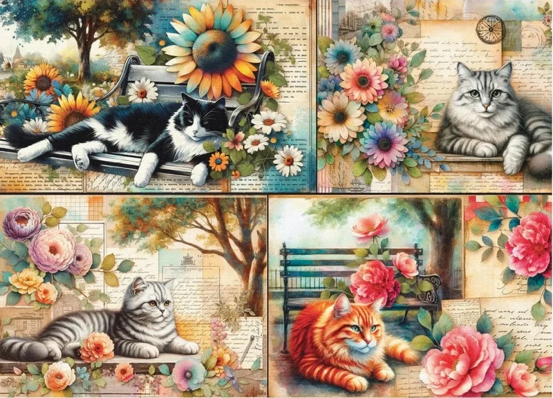 Catnap In The Park (1000 pcs)