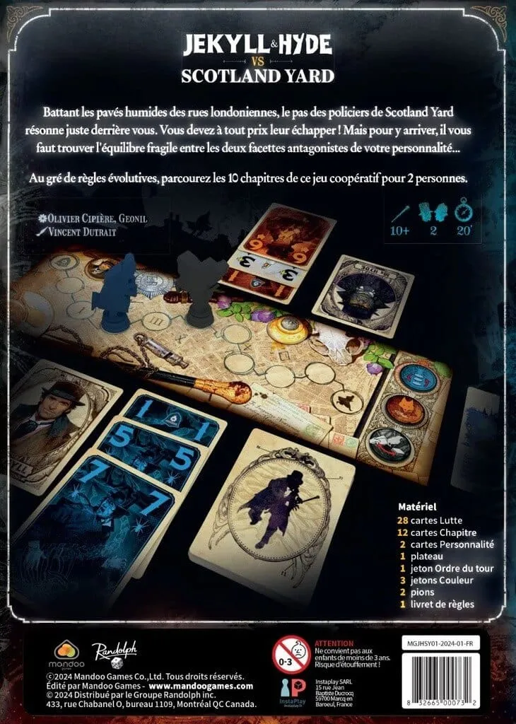 Jekyll & Hyde vs Scotland Yard (FR)