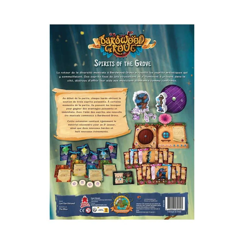 Bardwood Grove : ext. Spirits of the Grove (FR)