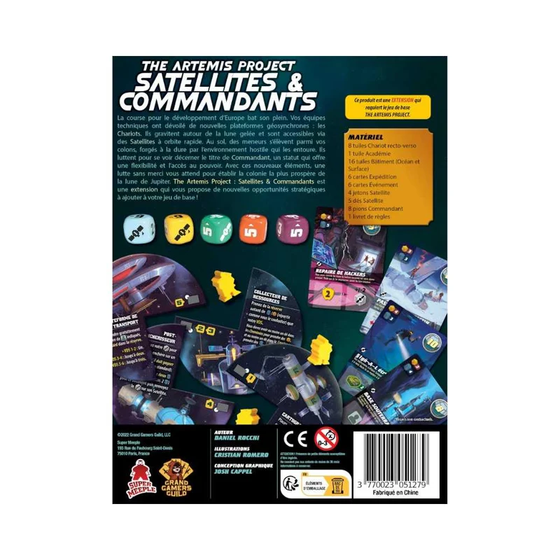 The Artemis Project : ext. Satellites et commandants (FR)