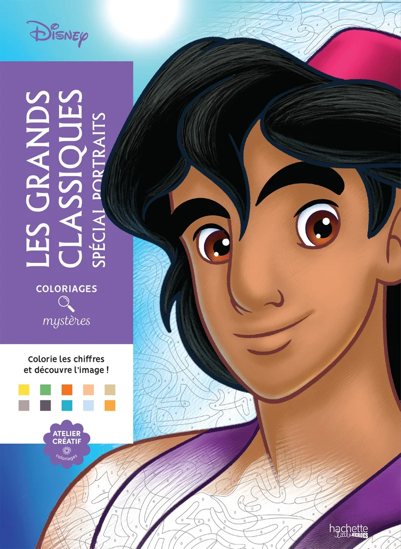 Coloriages mystères Classiques Spécial Portraits