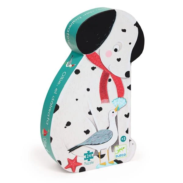 Puzzle silhouette 24 pièces- Olie, le dalmatien