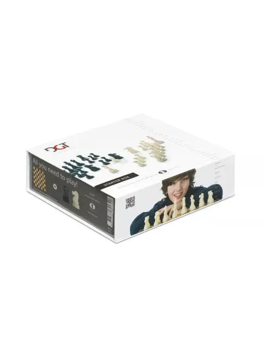Chess Starter Box - Brown (Pieces + Board + Clock) (EN)
