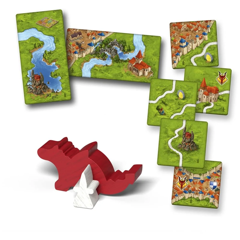 Carcassonne: Ext 3: Dragon & Fée - Version 2025 (FR)