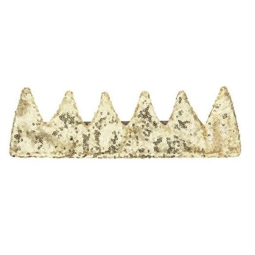 Couronne À Paillettes Or