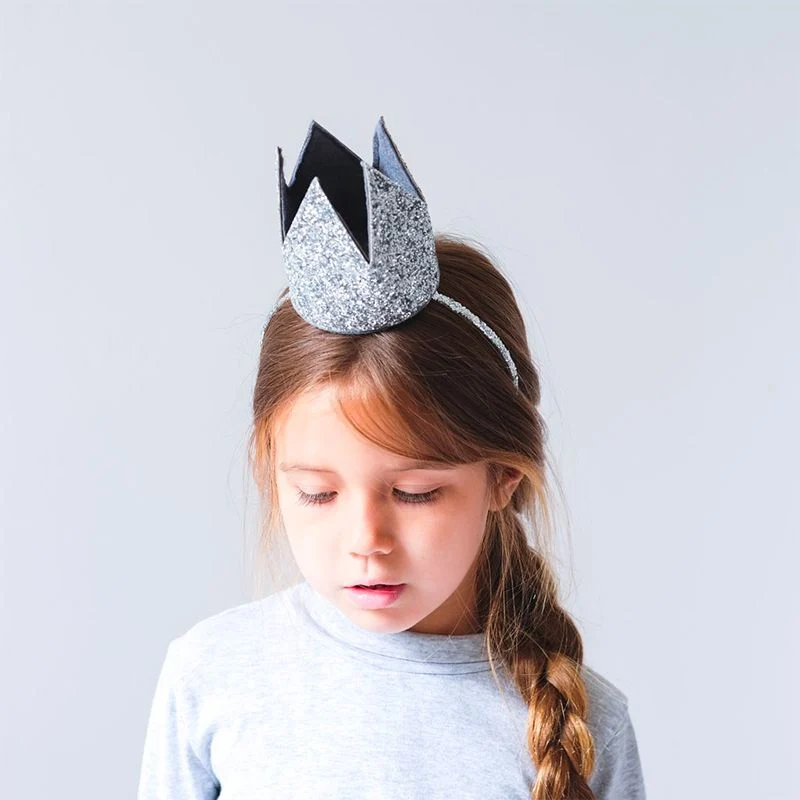 Couronne Pailletée - Argent