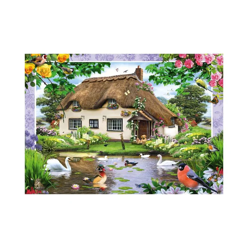 Maison de campagne romantique (500 pcs)