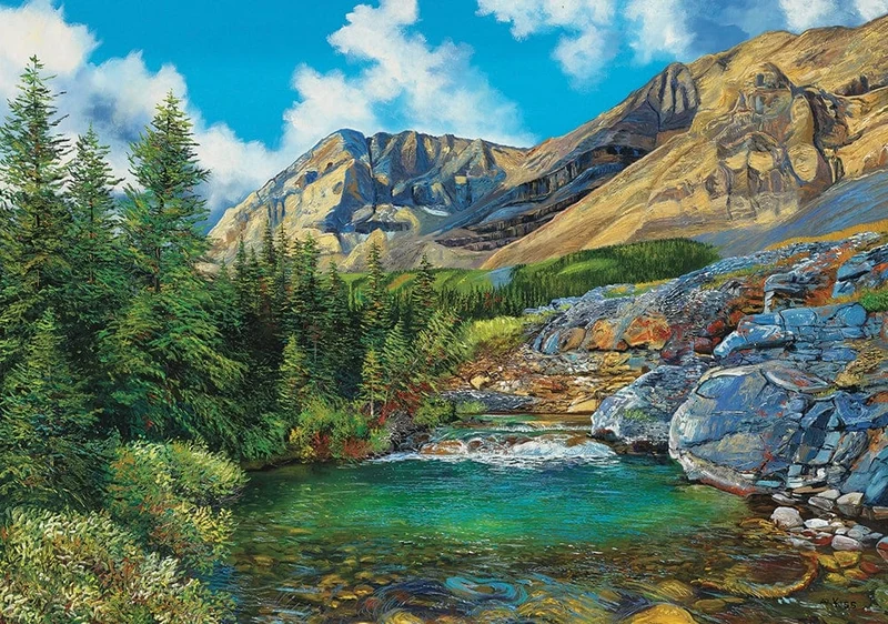 La montagne et la rivière (A. Kiss) (1000 pcs)