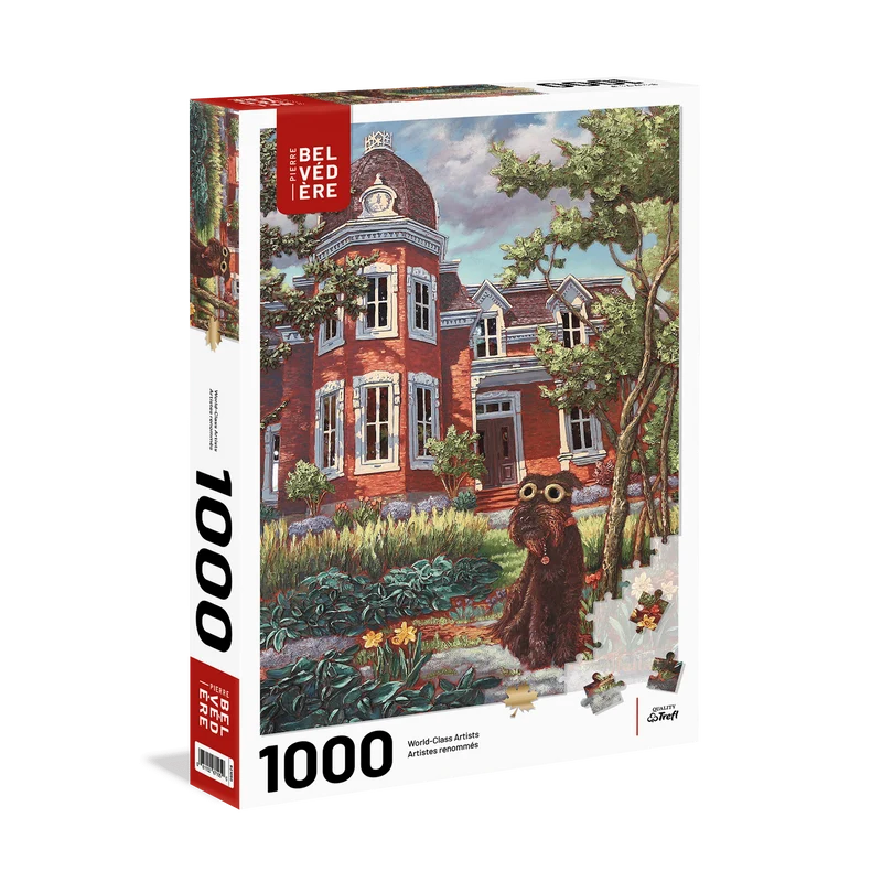 À demeure élégante, chien racé (1000 pcs)