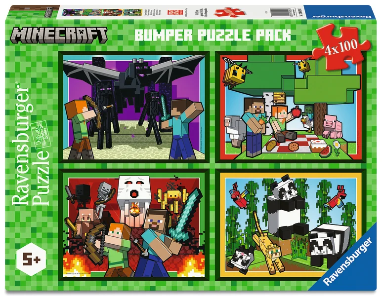 Minecraft, 4 x 100 pièces