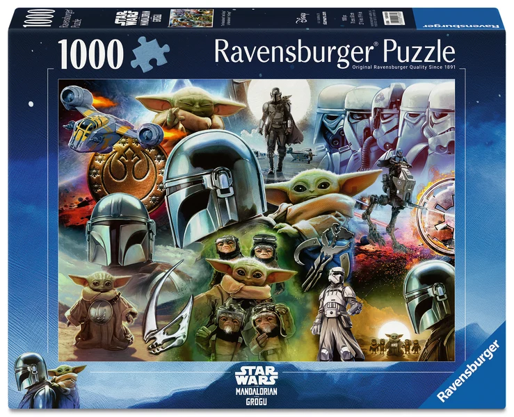 Star Wars- Mandalorian & Grogu, 1000 pièces